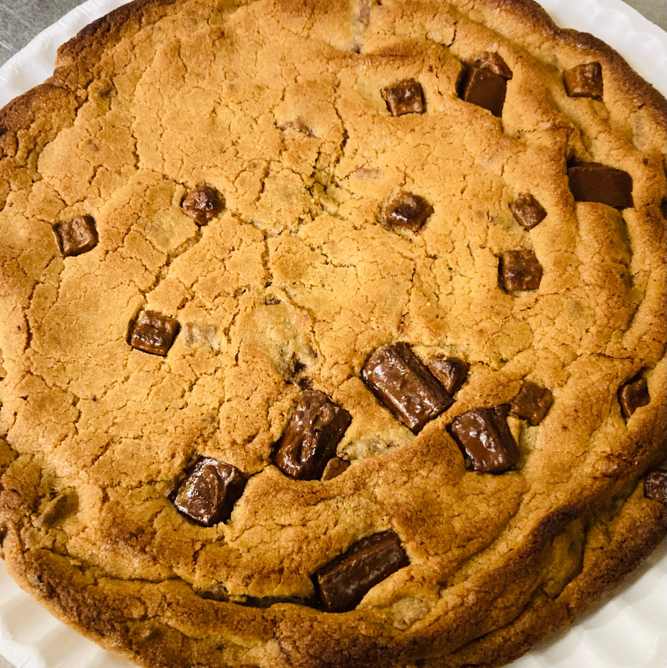 Chocolate Chunk Pizza Cookie.