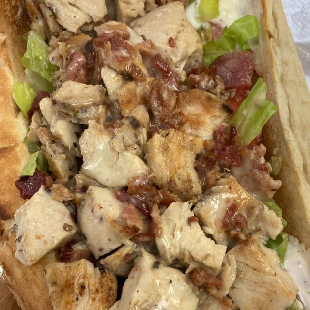 Chicken Bacon Ranch Sub.