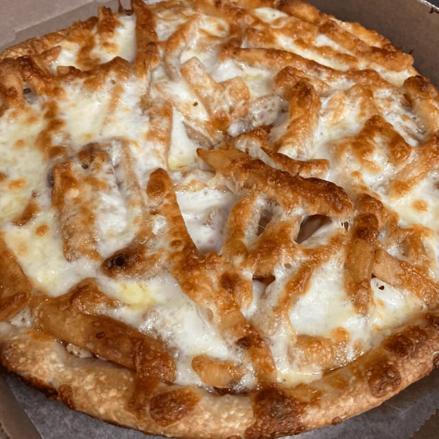 Loaded Potato Pizza.