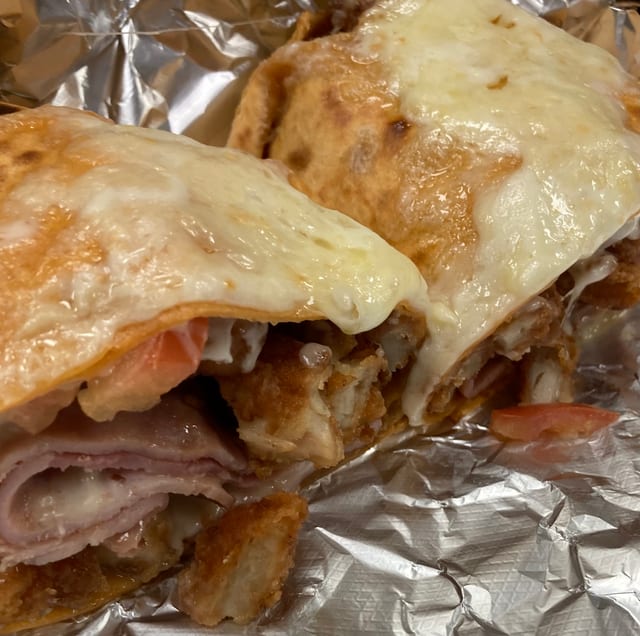 Cordon Bleu Melt Wrap.