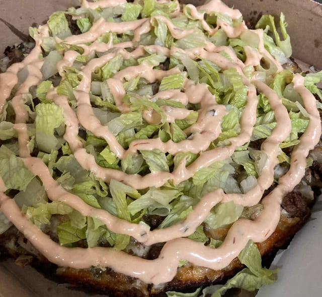 Big Mac Bar Pizza.