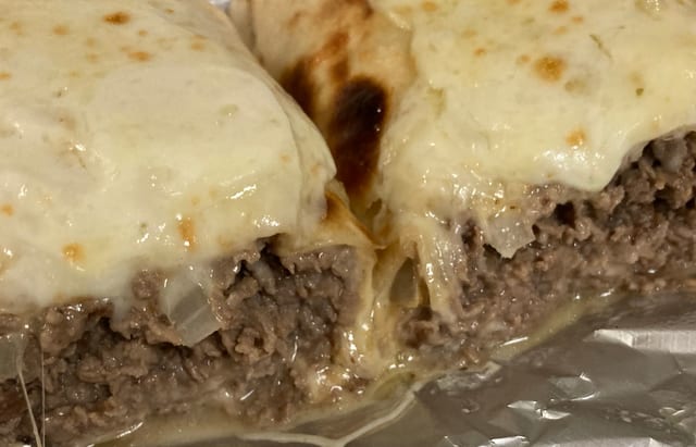 Steak Bomb Wrap.