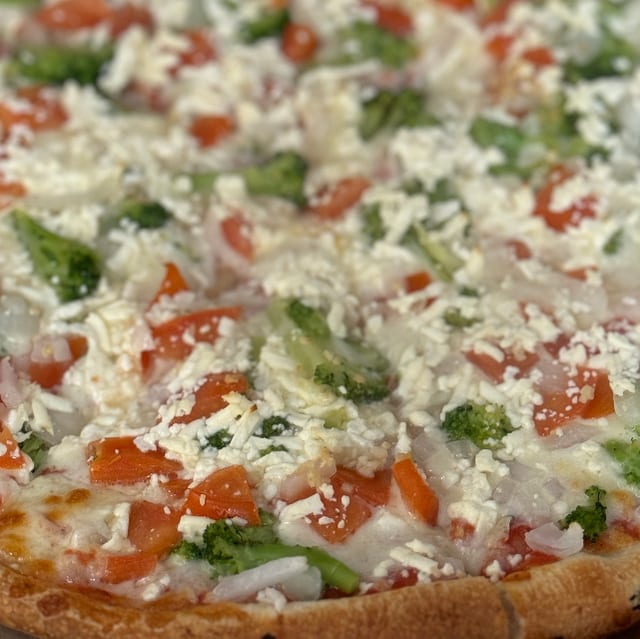 Veggie Guy Pizza.