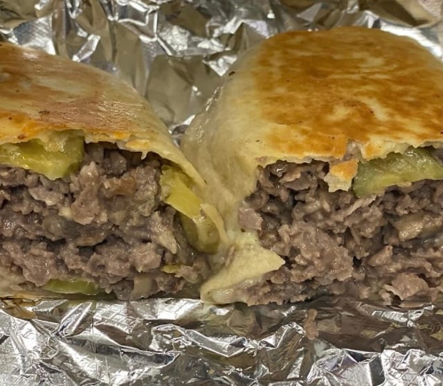 Hamburger Wrap.