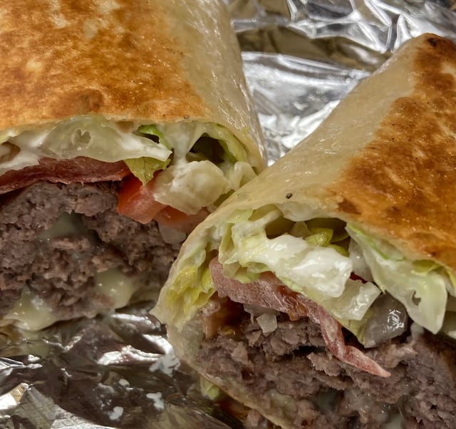 Cheeseburger Wrap.